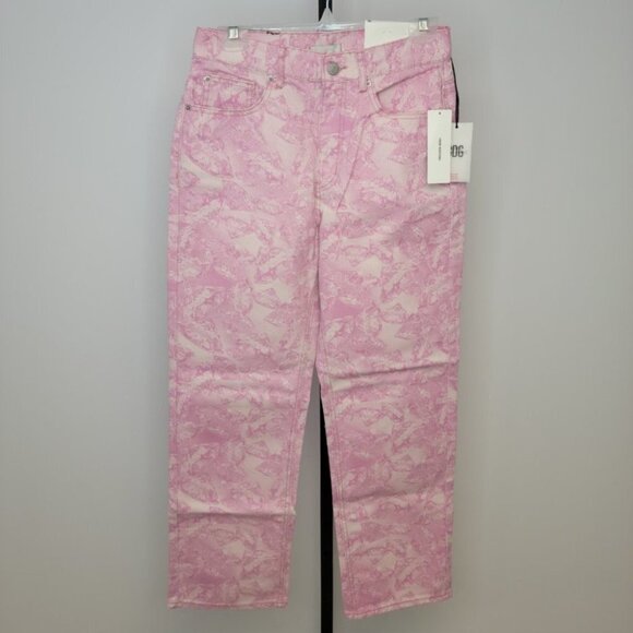 Urban Outfitters BDG High Waist Cowboy Jeans  Pink - Picture 1 of 8
